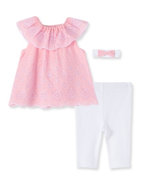 Baby Girls Allover Eyelet Set