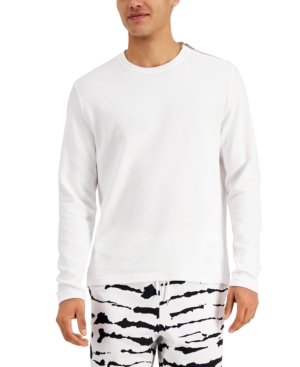 Inc Men's Ottoman Ribbed Zipper T-Shirt Created for Macy's