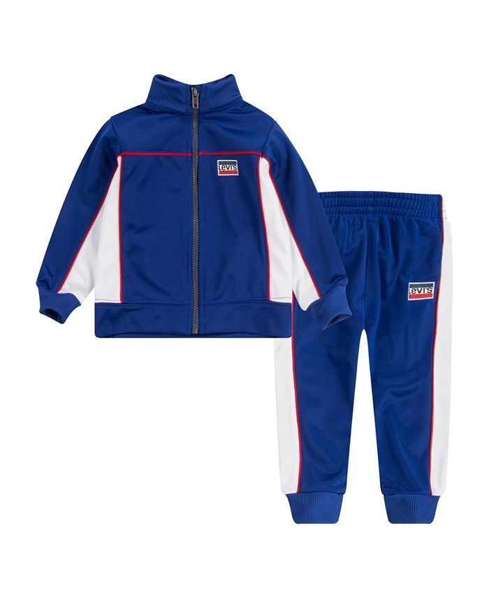 Levi's Little Boys Colorblock 2 Piece Tracksuit Set - Macy's