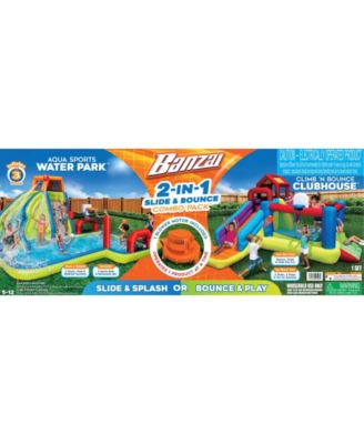 Banzai 2-in1 Ultimate Pack Bouncer and Water Parks