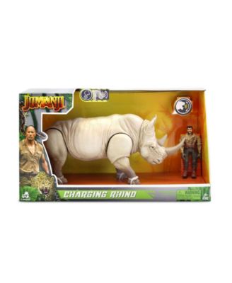 Jumanji - Moving Animal with Figure - Charging Rhino Style