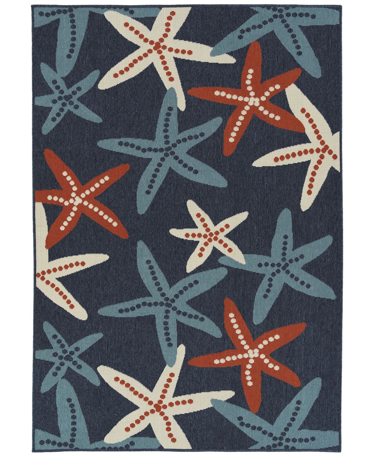 Kaleen Amalie AML19-22 7'2in x 10'5in Outdoor Area Rug - Navy