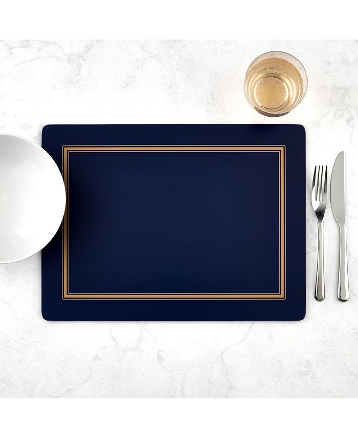Pimpernel Classic Midnight Blue Placemats, Set of 4 Macy's