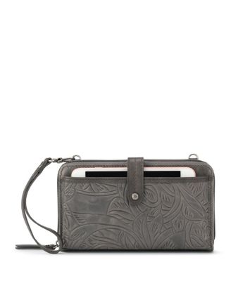 gray wristlet