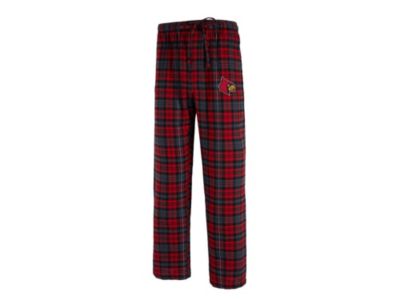 Concepts Sport - Men's Louisville Cardinals Parkway Plaid Pajama Pants
