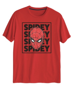 image of Big Boys Spiderman Reverse Sequin Mask T-shirt