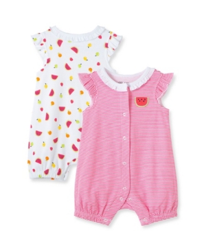 Little Me Baby Girls Fruit Rompers Pack of 2