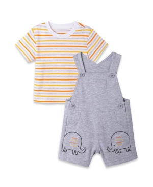 Little Me Baby Boys Elephant Shortall Set 2 Piece