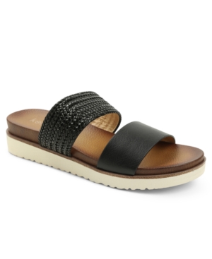 image of kensie Women-s Dustie Flat Sandal Women-s Shoes