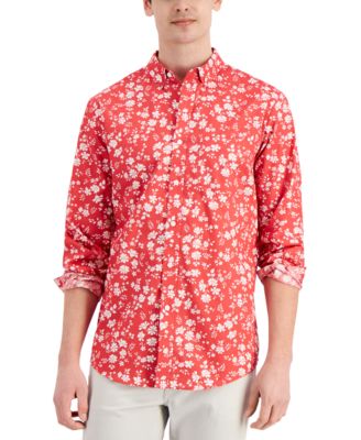 macys mens floral shirt