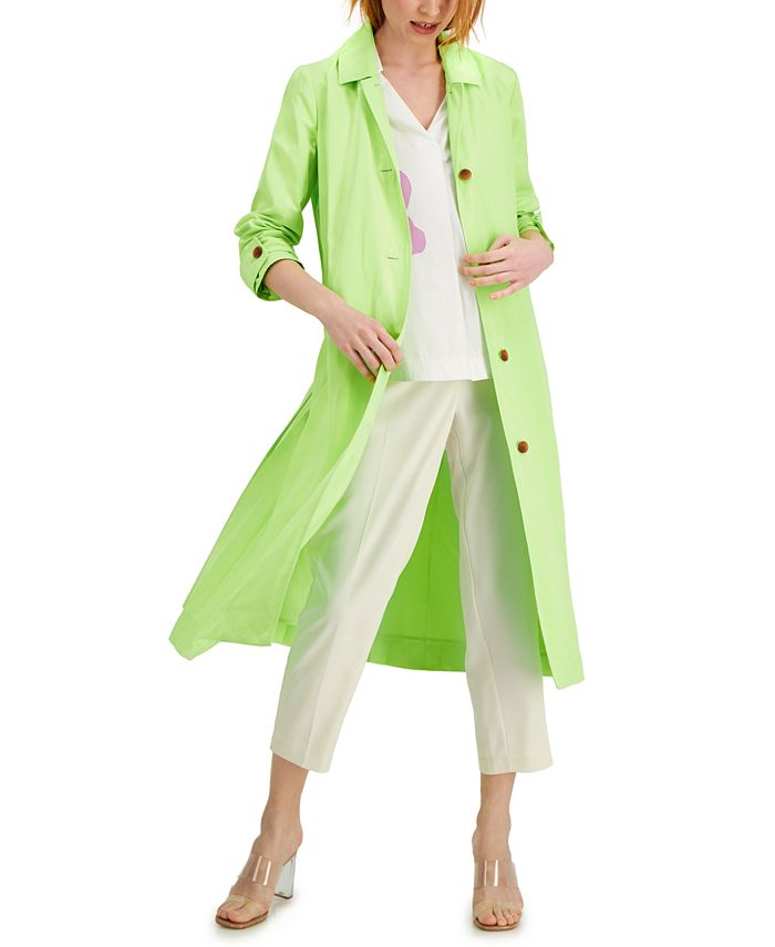 Alfani Pleated Trench Coat Created for Macy s Macy s