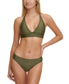 Triangle Halter Bikini Top & Bottoms