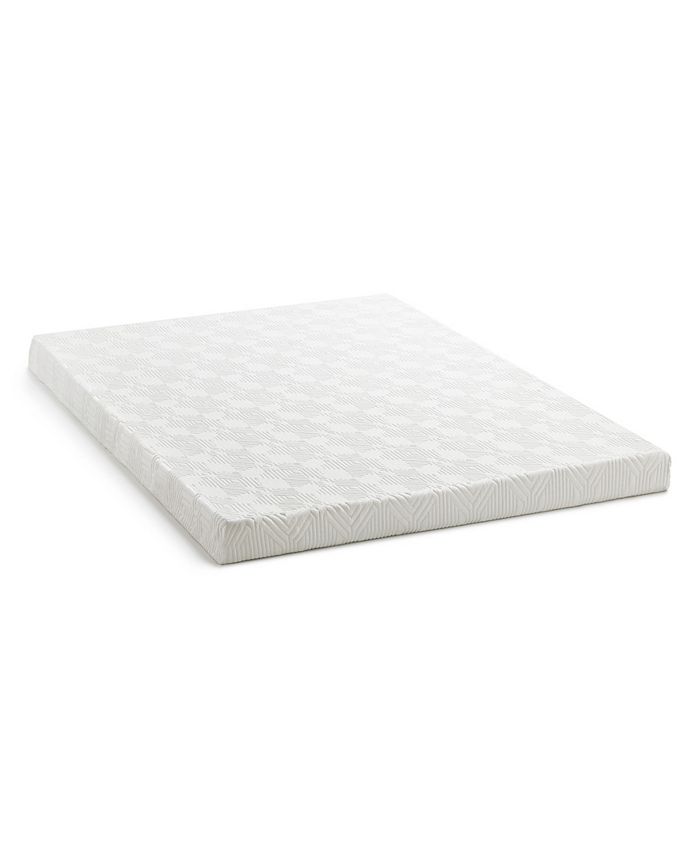 Lucid 4 Gel Memory Foam Mattress Topper With Breathable Cover Twin Xl Reviews Mattress Pads Toppers Bed Bath Macy S