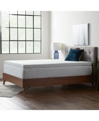 Lucid 4" Gel Memory Foam Mattress Topper, King