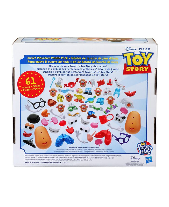  Potato Head Mr Potato Head Bunny Disney/Pixar Toy Story 4  Andy's Playroom Potato Pack Toy for Kids Ages 2 & Up : Toys & Games