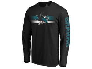 Majestic San Jose Sharks Men's Halftone Long Sleeve T-Shirt