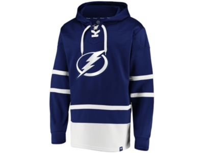 Majestic - Tampa Bay Lightning Men's Power Play Lace Up Hoodie