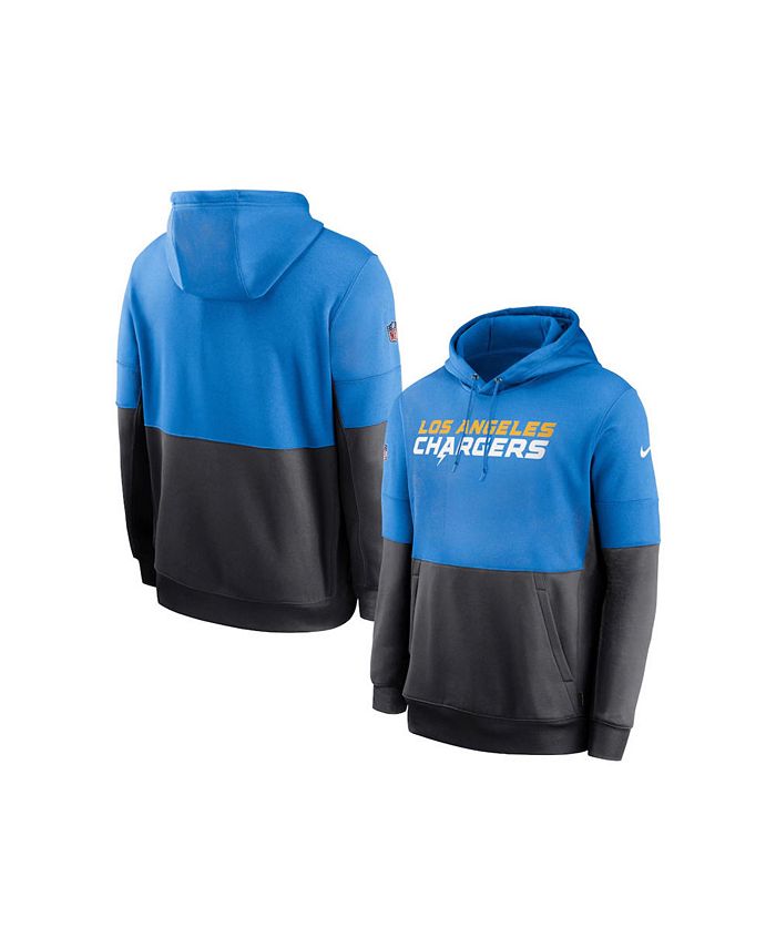 Nike Men s Los Angeles Chargers Sideline Team Lockup Therma Hoodie