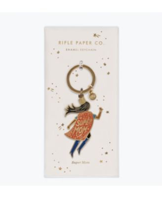 Rifle Paper Co. - Soaring Super Mom Enamel Keychain
