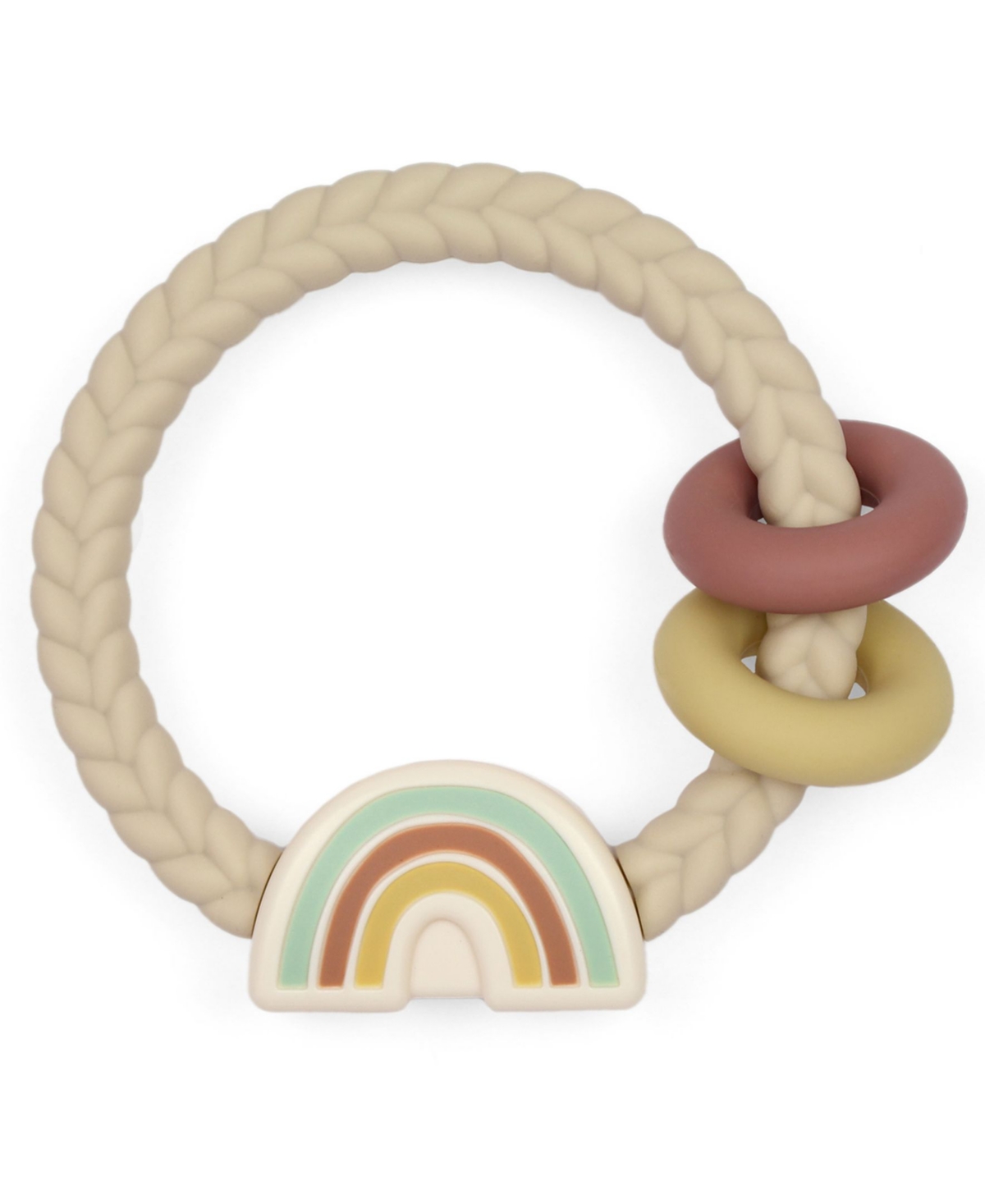 Itzy Ritzy Baby Rattle Silicone Teether with Rattle