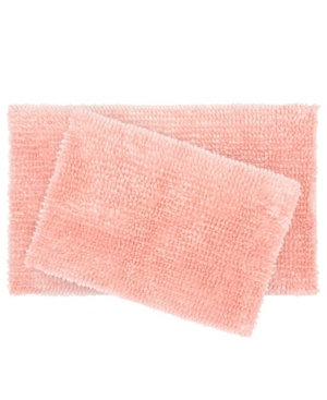 Laura Ashley Butter Chenille Bath Mat Set of 2 Bedding