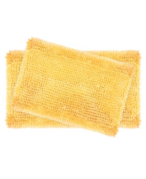 Laura Ashley Butter Chenille Bath Mat Set of 2 Bedding