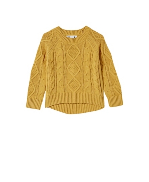 Big Girls Annie Cable Knit Jumper Sweater