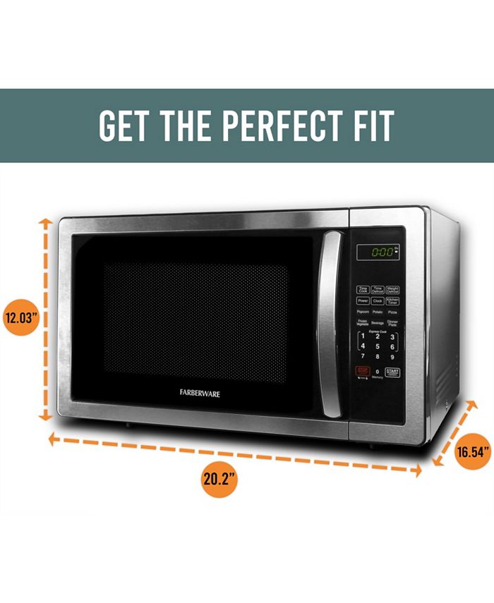 Farberware Classic 1000Watt Microwave Oven & Reviews Small