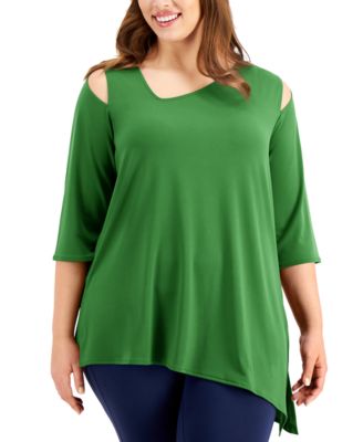 plus size dressy tops macys