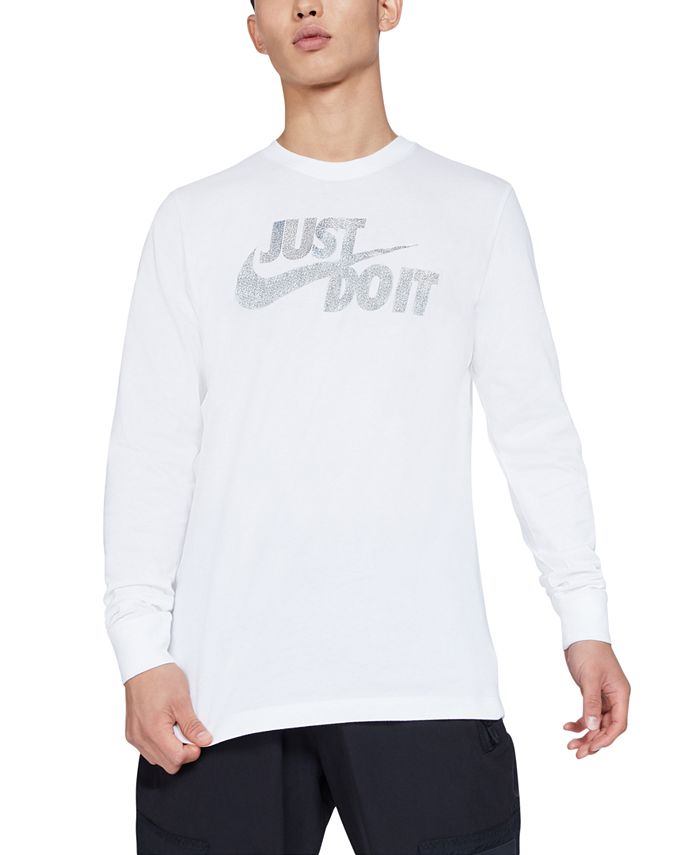 Nike Men's Metallic Logo T-Shirt & Reviews - Activewear - Men - Macy's