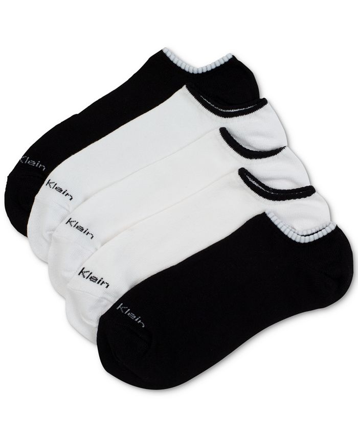 Calvin Klein Women's Color Tip Flat Knit Low Cut Sock, 5 Pack - Macy's