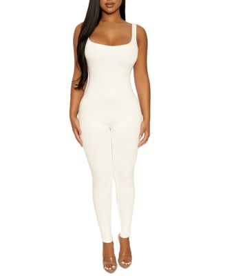 Naked Wardrobe The Hole'd Down Jumpsuit - Macy's