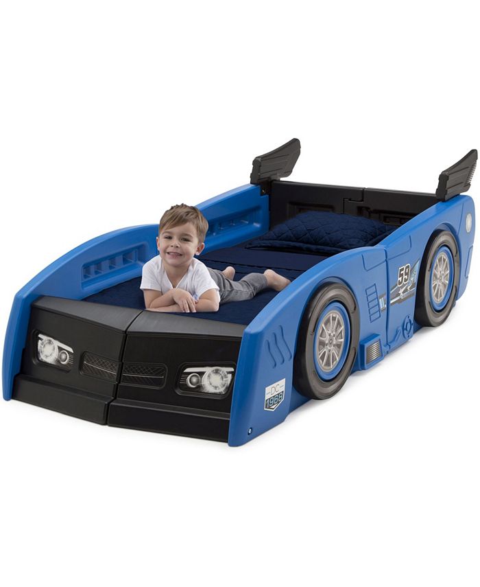 Delta Children Grand Prix Race Car Toddler and Twin Bed Macy's