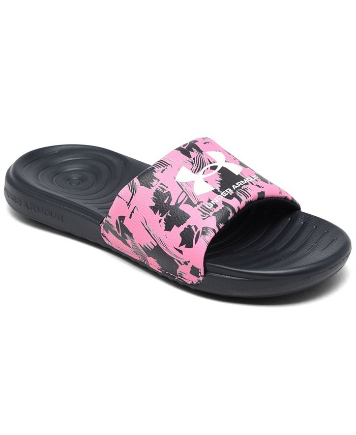 Under Armour Big Girls UA Ansa Fixed Slide Sandals from Finish Line ...