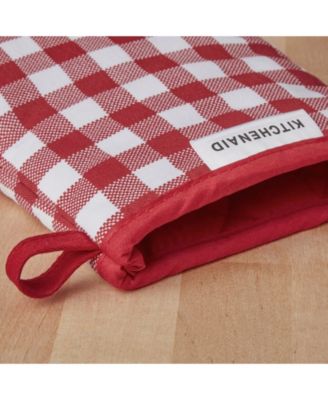 Gingham 2-Pc. Mini Oven Mitt Set