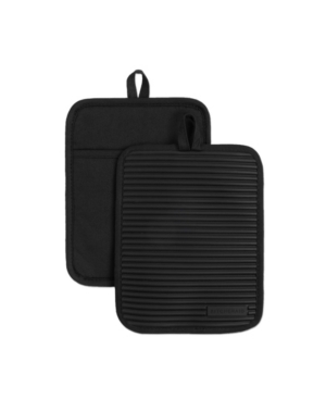KitchenAid Ribbed Soft Silicone 2-Pc Pot Holder Set