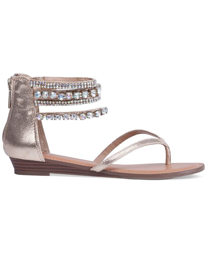 Thalia Sodi Irina Bling Flat Sandals, Created for Macy's & Reviews ...