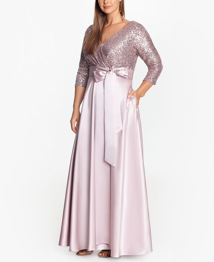xscape sequin ball gown