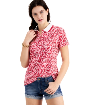 Tommy Hilfiger Printed Polo Top