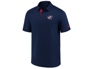 Majestic Columbus Blue Jackets Men's Locker Room Performance Polo
