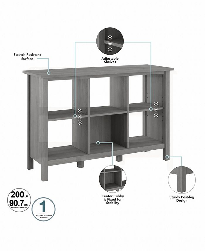 Bush Furniture Broadview 6 Cube Organizer Macy's