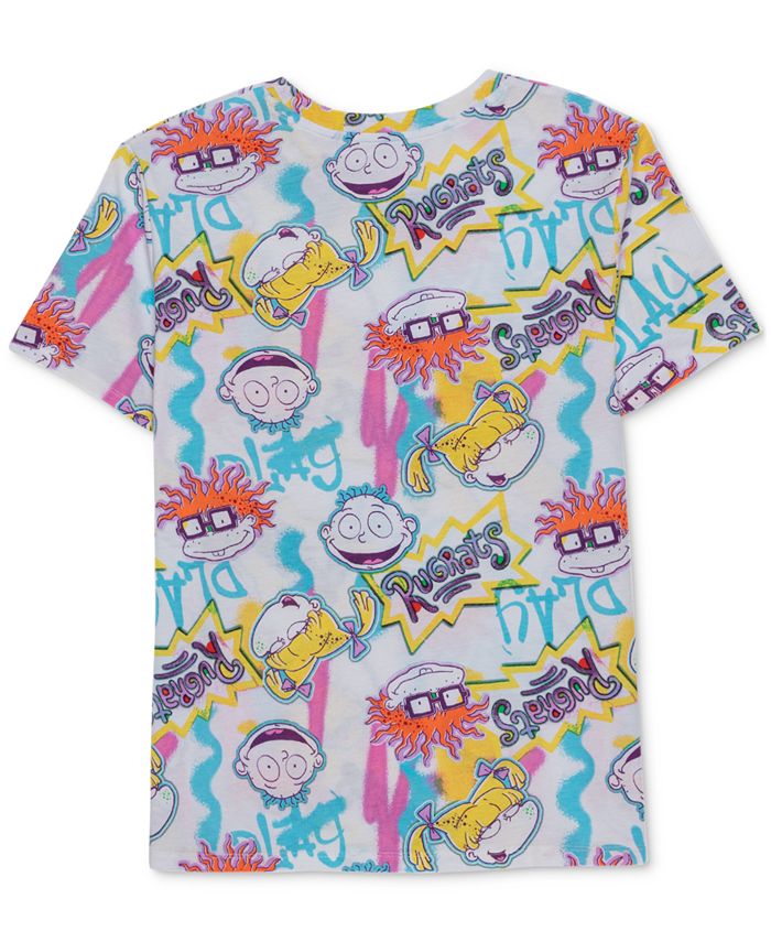 Nickelodeon Juniors' Rugrats Graffiti Graphic-Print T-Shirt - Macy's