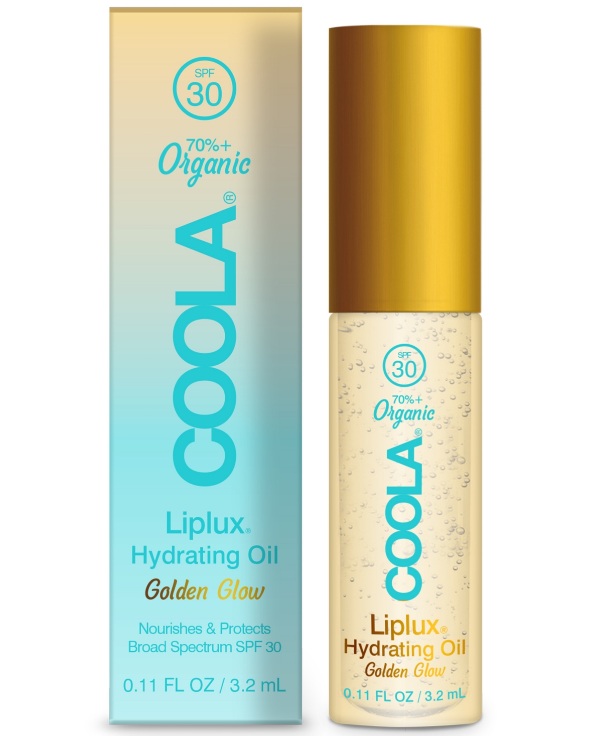 Coola Liplux Organic Hydrating Oil Spf 30, 0.11-oz.