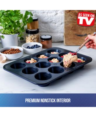 Blue Diamond Nonstick 12-Cup Muffin Pan
