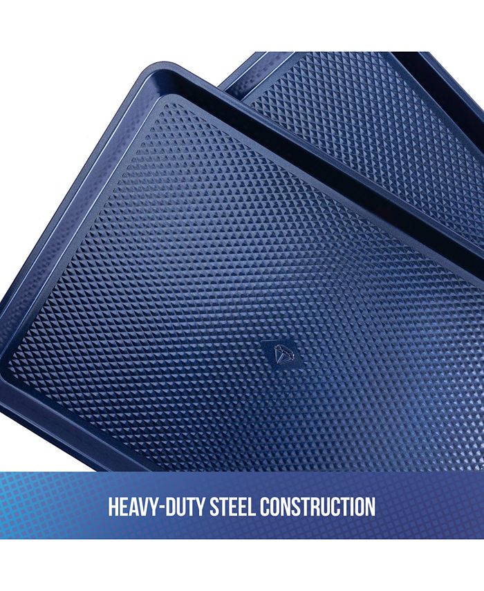 Blue Diamond Nonstick 13" x 18" Cookie Sheets, Set of 2 Macy's