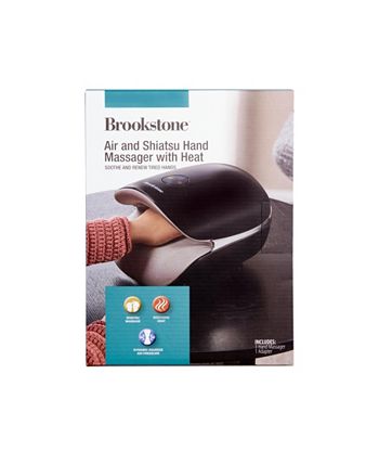 Brookstone Cordless Heated Neck & Back Massager - Macy's