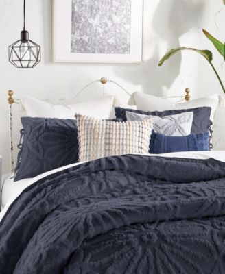 Chenille Medallion 3-Pc. Comforter Set, King