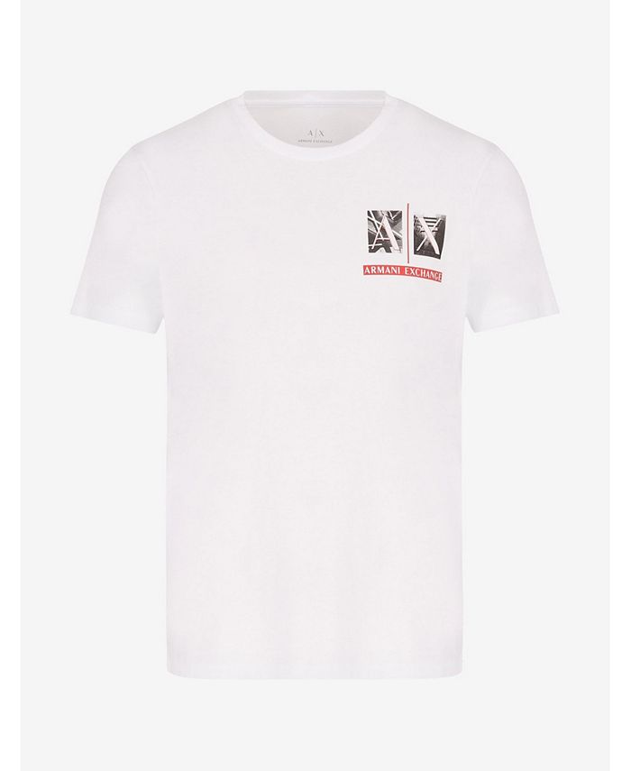 A|X Armani Exchange Armani Exchange Men's Mini Logo Crewneck T-Shirt ...