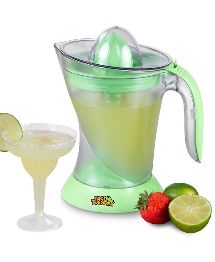 Nostalgia Taco Tuesday TTLJ3LG Electric Lime Juicer Margarita Kit Macy's