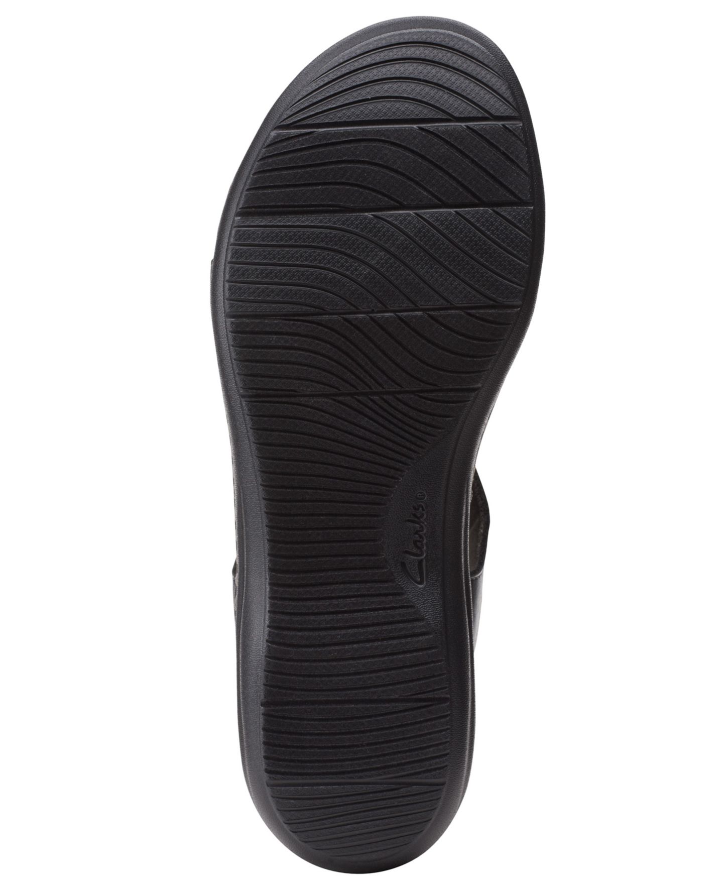 Женские сандалии Clarks Laurieann Kay T-strap Slingback, цвет: Чёрный кожаный — фото 5